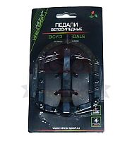 Педали Вело алюминий МТВ, на DU подшип. 91,5х98х16мм, ось 9/16"  черные (VP 969 DU)