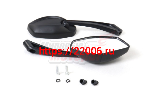 Зеркала (148) пласт. шестиугольные, d8, Scorpion, Rapiras, скутер