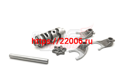 Вал переключения передач (копирный, с вилками и осью) 163FML-2 (200cc), 167FMM (250cc) Вал переключения передач (копирный, с вилками и осью) 163FML-2 (200cc), 167FMM (250cc)