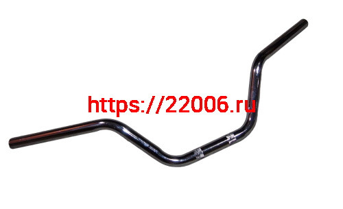 Руль Альфа, Дельта, Zodiak, голый хром (L-700mm, d-22mm) Руль Альфа, Дельта, Zodiak, голый хром (L-700mm, d-22mm)