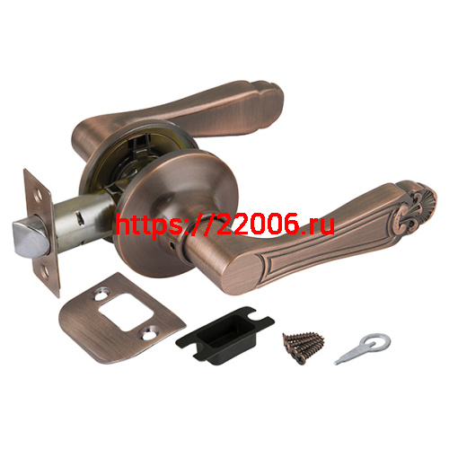 Ручка Punto (Пунто) защелка 6037 AC-P (без фик.) медь Ручка Punto (Пунто) защелка 6037 AC-P (без фик.) медь