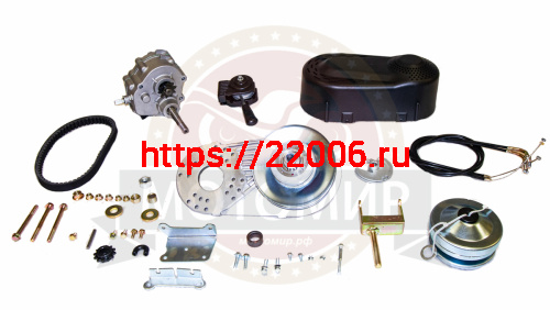 Коробка реверса с редуктором TAV 2-30, + ВАРИАТОР, звезды 12/цепь #35 и 10 цепь 420