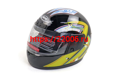 Шлем CONCORD XZF03 чёрно-желтый "S,M,L,XL,XXL" (интеграл) Шлем CONCORD XZF03 чёрно-желтый "S,M,L,XL,XXL" (интеграл)