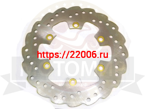 Диск тормозной передний (267х130х4) (отв: 6х78) Fighter 250