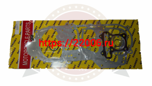 Набор прокладок двигателя GY6-100 50,00 мм длинный 12" Набор прокладок двигателя GY6-100 50,00 мм длинный 12"