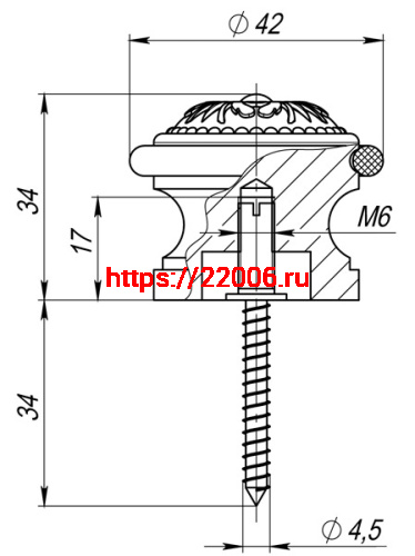 Упор Fuaro (Фуаро) дверной напольный STOPPER/SM01 (DS SM01) AS-3 античное серебро фото 3