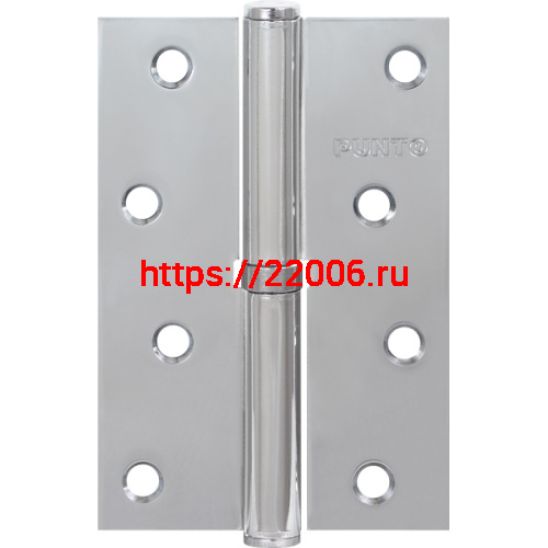 Петля Punto (Пунто) съемная IN4100SL CP левая (113-4 100х70х2.5) хром Петля Punto (Пунто) съемная IN4100SL CP левая (113-4 100х70х2.5) хром