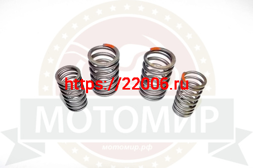 Пружина клапана 1Р54FMI Шторм 35/33мм (2 бол+2 мал) (НАБОР) Пружина клапана 1Р54FMI Шторм 35/33мм (2 бол+2 мал) (НАБОР)