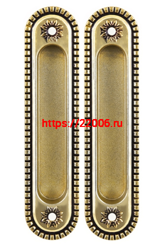 Ручка Armadillo (Армадилло) для раздвижных дверей SH.CL152.010 (SH010/CL) FG-10 французское золото