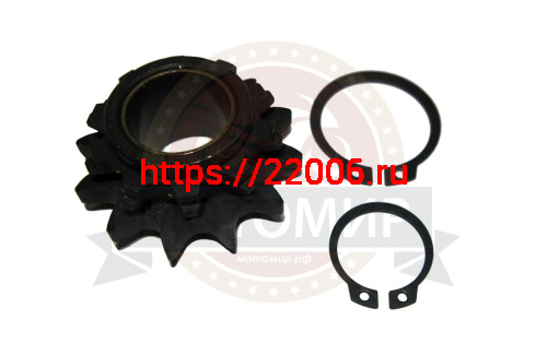 Звезда 12 зуб. (428) цепи, внутрений d22мм, для сцепления со сменными звездами