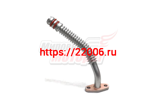 Трубка слива масла из турбокомпрессора ГАЗ-3302 Cummins ISF2.8 (5297747) Трубка слива масла из турбокомпрессора ГАЗ-3302 Cummins ISF2.8 (5297747)